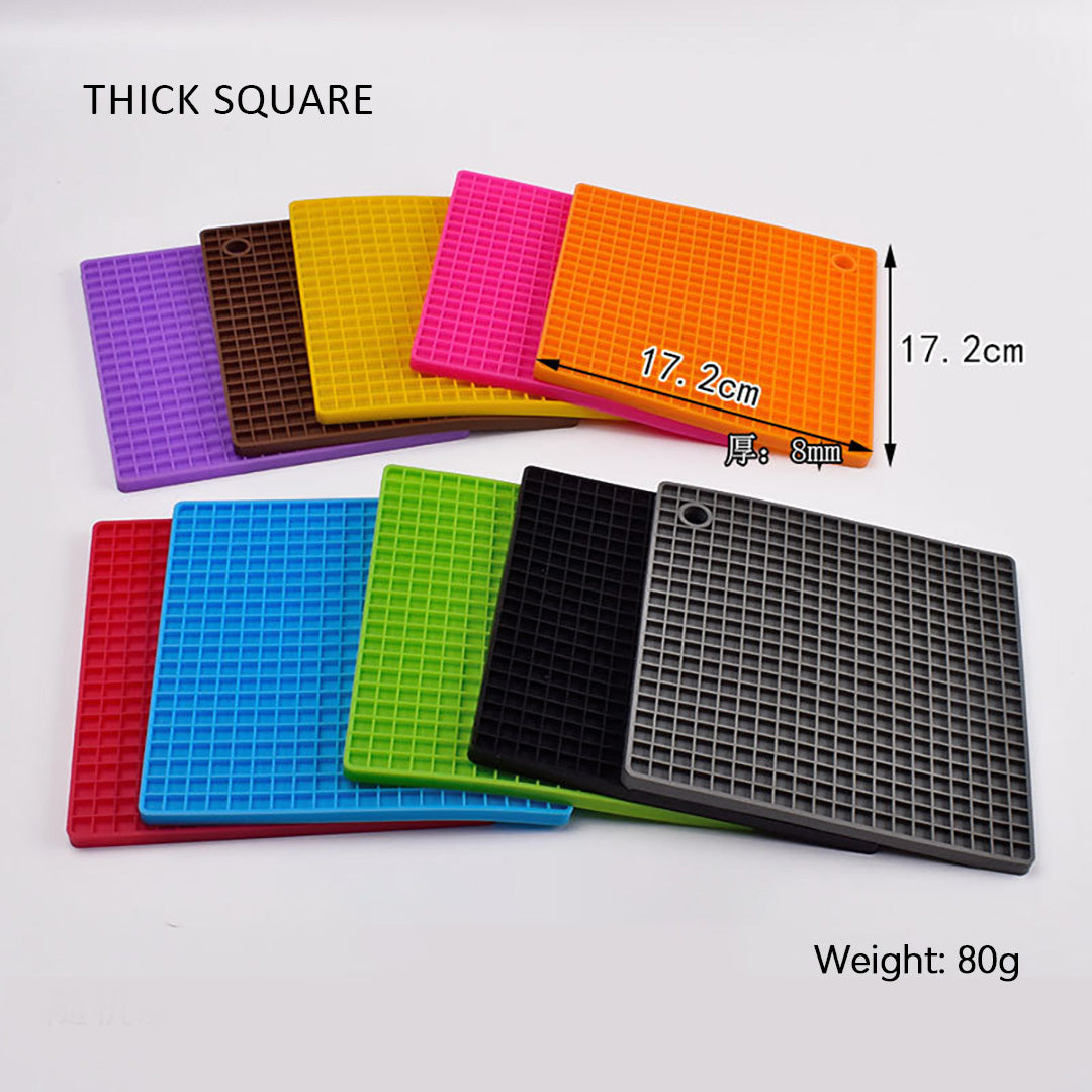 Tatakan Alas Panci Gelas Piring Anti Panas Anti Slip Heat Proof Mat