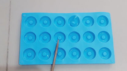 Cetakan Donat Silikon Donuts Silicone Mold Loyang Baking Kue