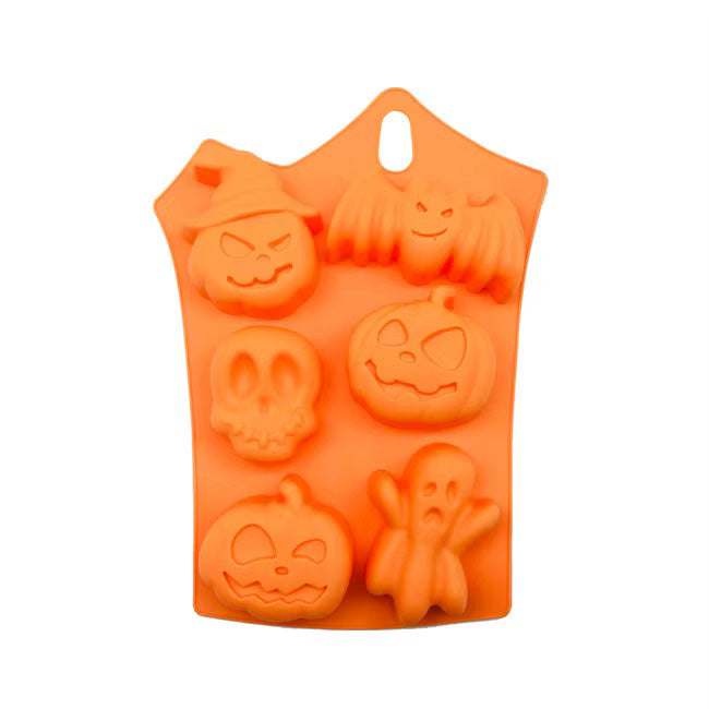 Cetakan Silikon Pudding Halloween