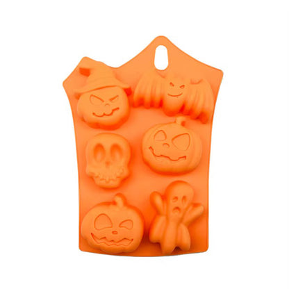 Cetakan Silikon Pudding Halloween