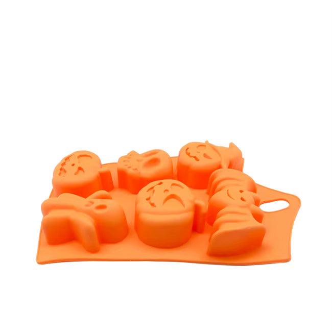 Cetakan Silikon Pudding Halloween