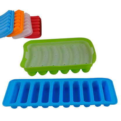 Cetakan Sosis Kue Telur Puding Es Silikon DIY Sausage Mold