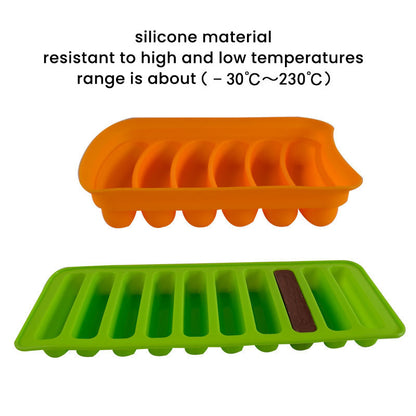 Cetakan Sosis Kue Telur Puding Es Silikon DIY Sausage Mold