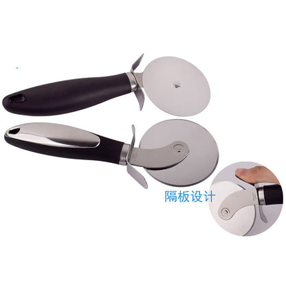 Pisau Pizza Alat Pemotong Pizza Cutter Knife Model Roda Stainless Steel