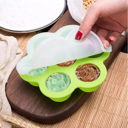 Baby Silicone Freeze Food Container Mpasi Bayi Ice Tray dengan Tutup TCK68708