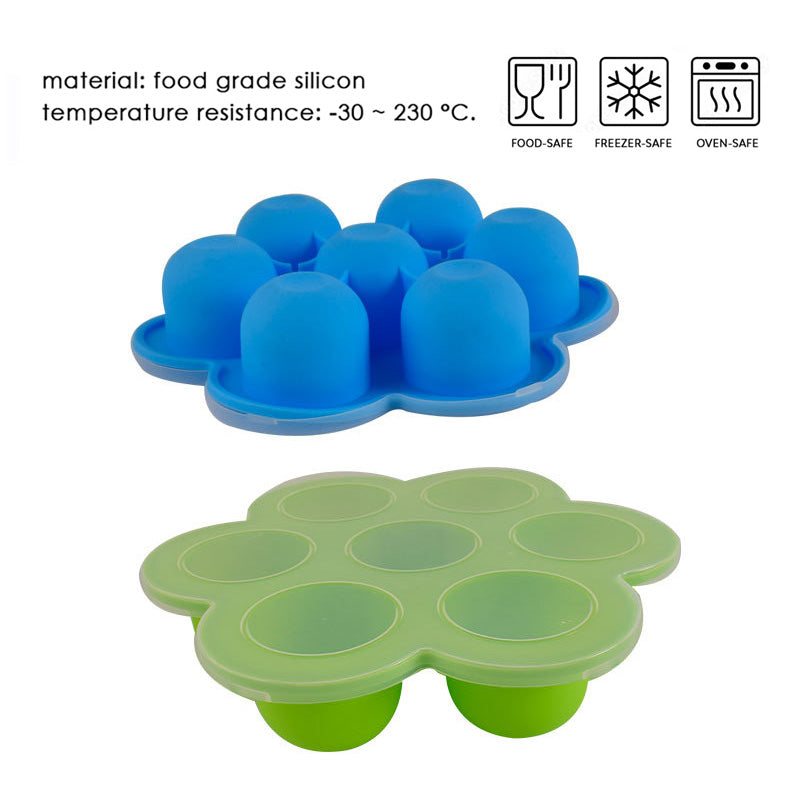 Baby Silicone Freeze Food Container Mpasi Bayi Ice Tray dengan Tutup TCK68708