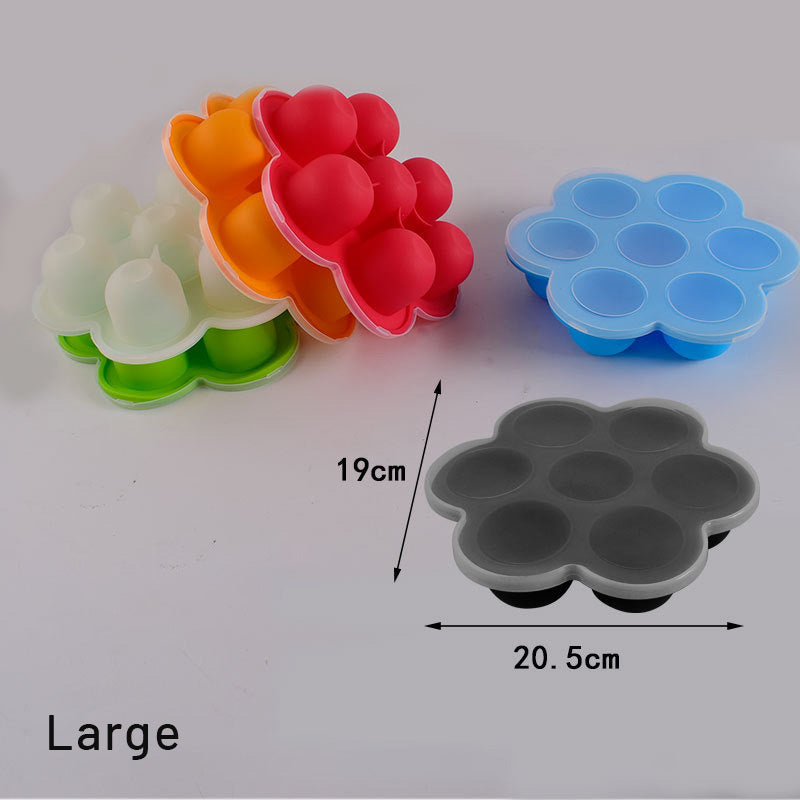 Baby Silicone Freeze Food Container Mpasi Bayi Ice Tray dengan Tutup TCK68708