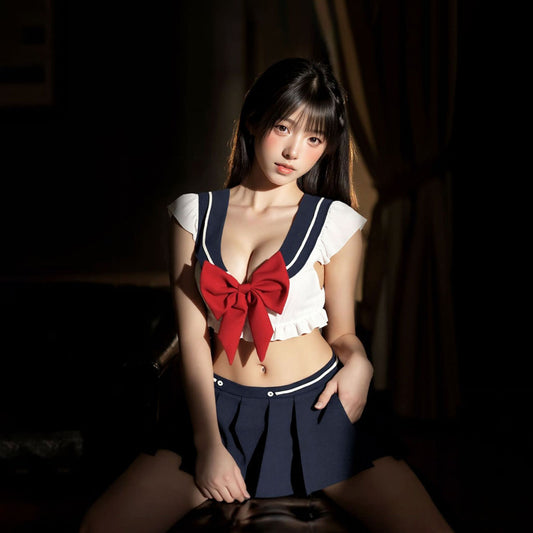 Lingerie Costume School Girl Two Pieces UC0140