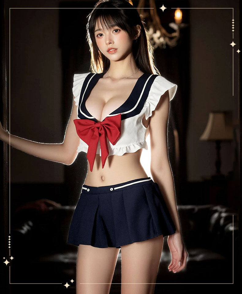 Lingerie Costume School Girl Two Pieces UC0140