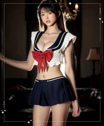 Lingerie Costume School Girl Two Pieces UC0140