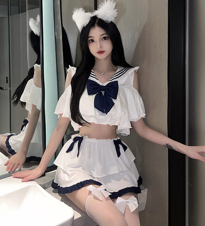 Lingerie Costume Student Two Pieces Layered UC0688