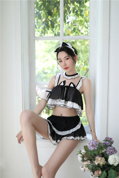 Lingerie Costume Cat Two Pieces Layered UC0712