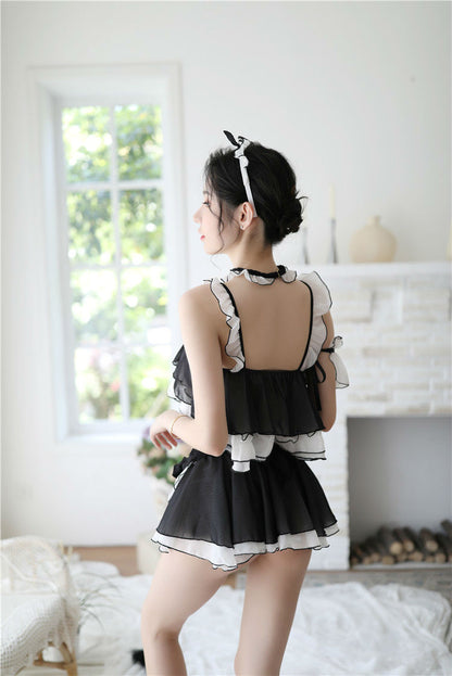 Lingerie Costume Cat Two Pieces Layered UC0712