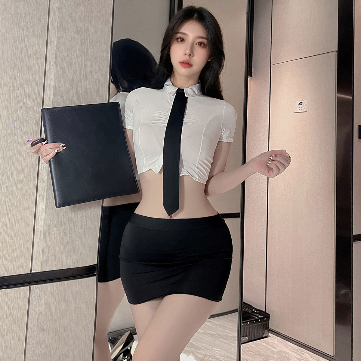 Lingerie Costume Secretary Two Pieces UC1324