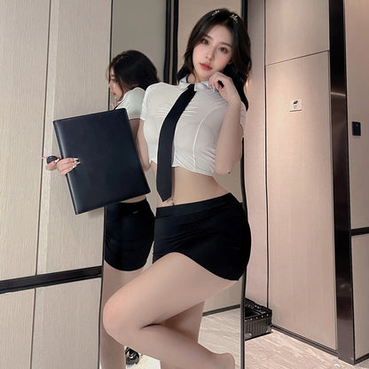 Lingerie Costume Secretary Two Pieces UC1324