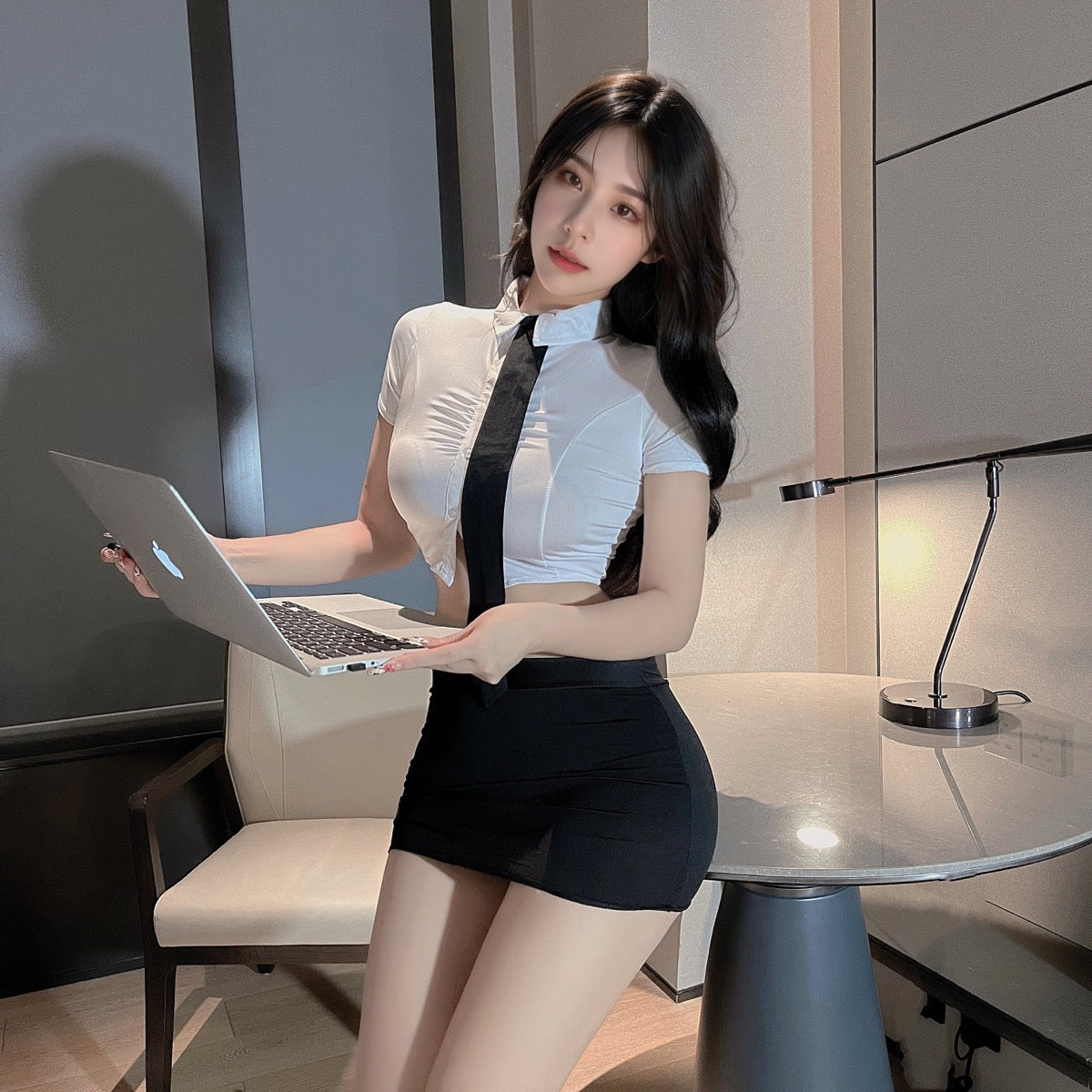 Lingerie Costume Secretary Two Pieces UC1324