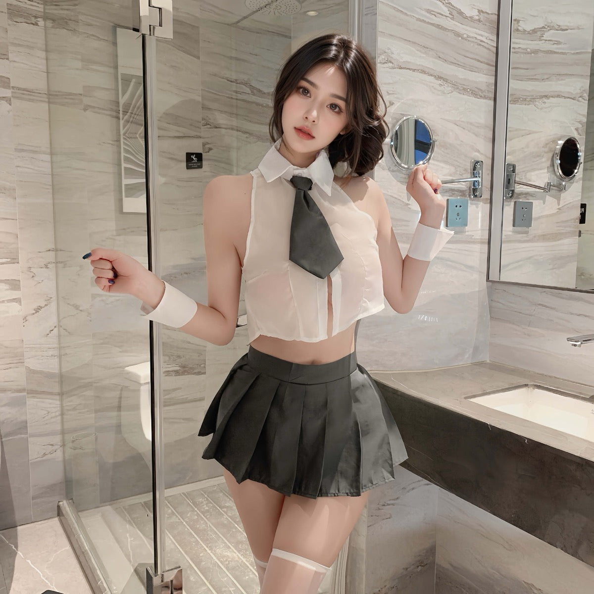 Lingerie Costume School Girl Two Pieces UC1642