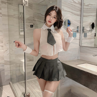 Lingerie Costume School Girl Two Pieces UC1642