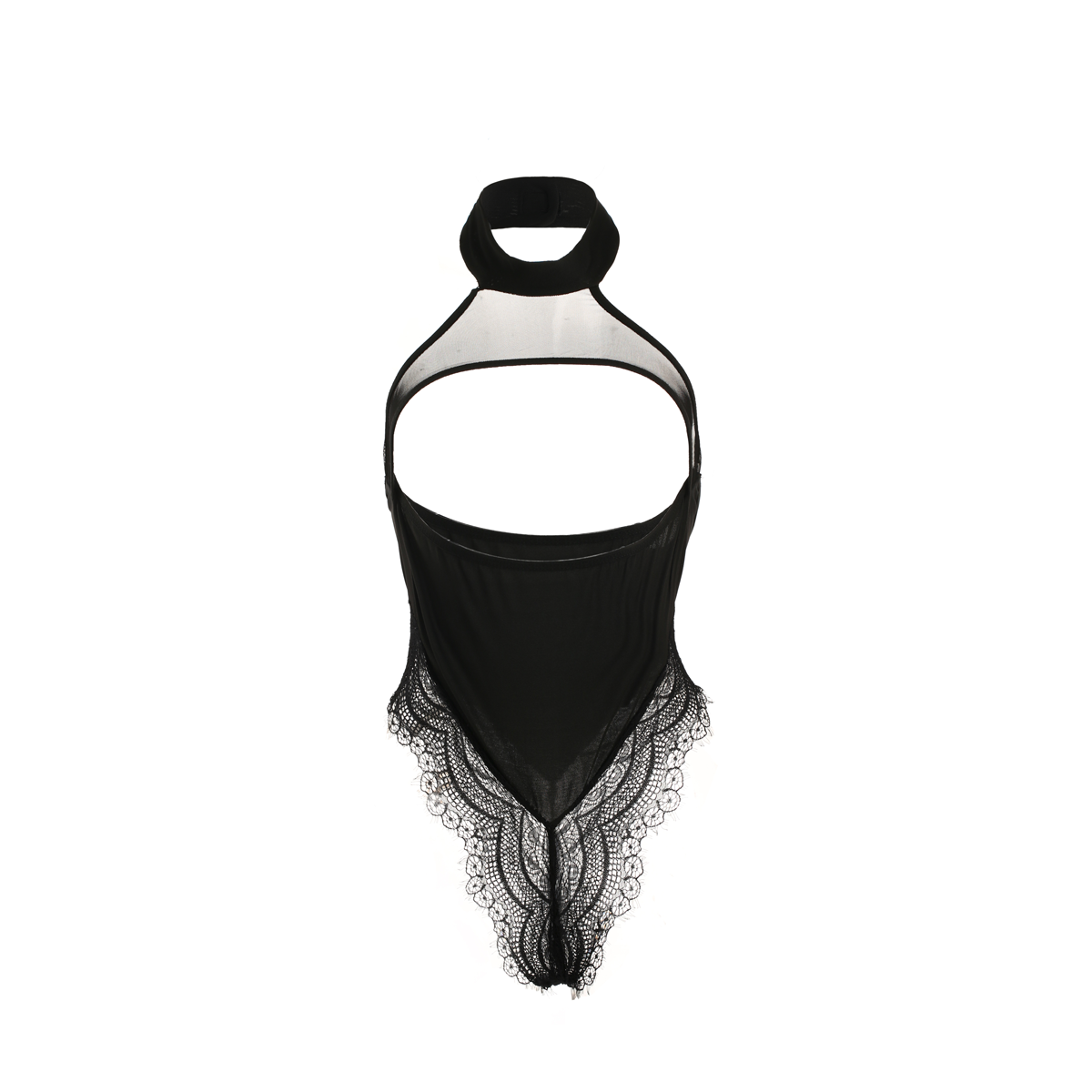 Lingerie Teddy Open Chest Lace Lower UD1071