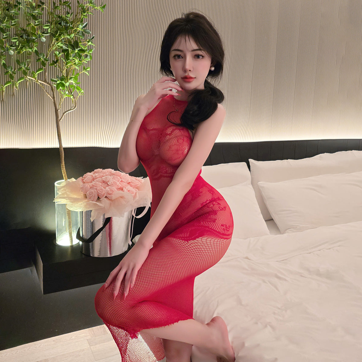 Lingerie Bodystocking Chemise Long UG5111