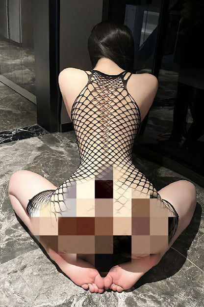 Lingerie Bodystocking Net Chemise Halter UG5124