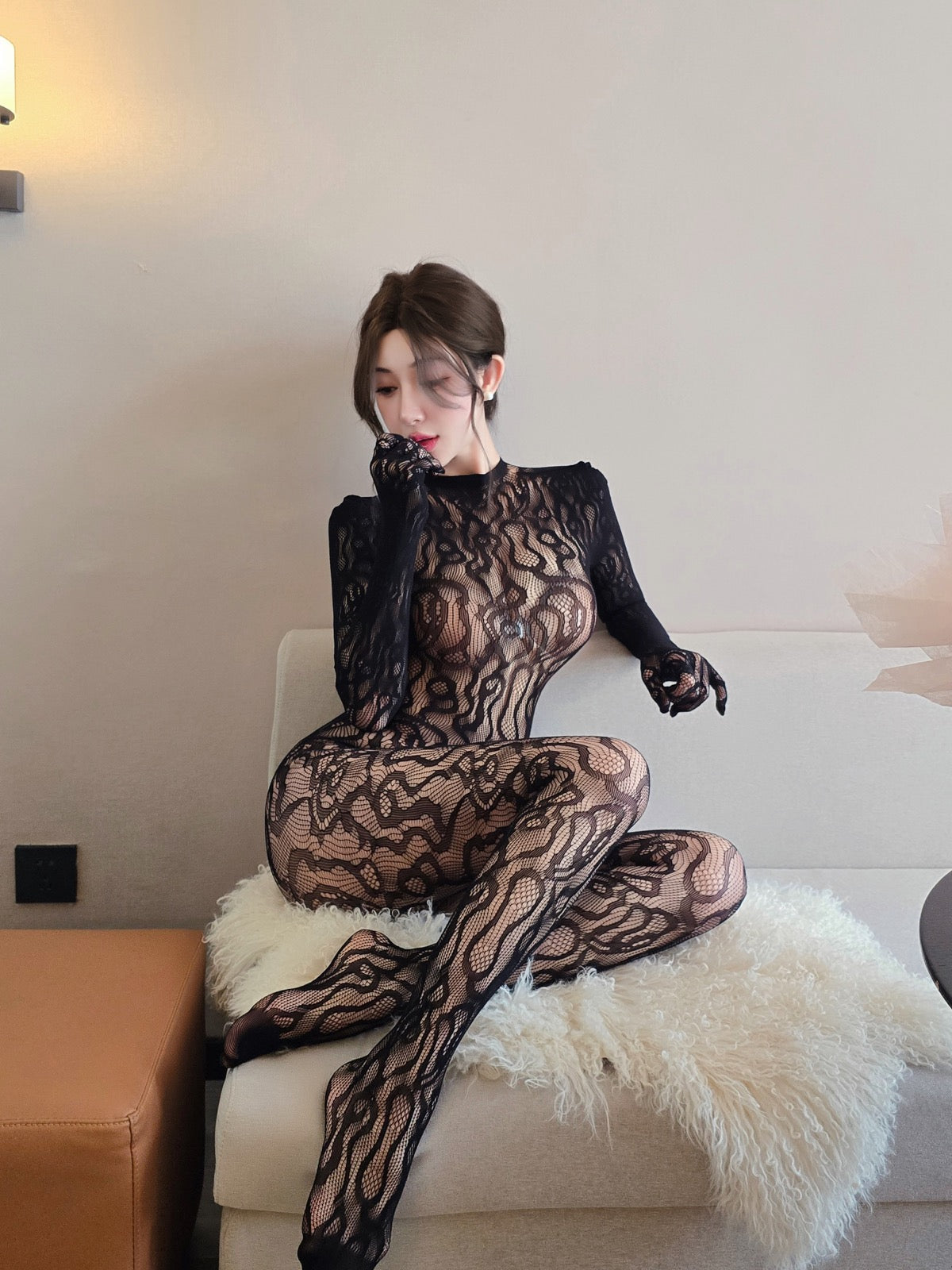 Lingerie Bodystocking Long Sleeves and Pants UG5331