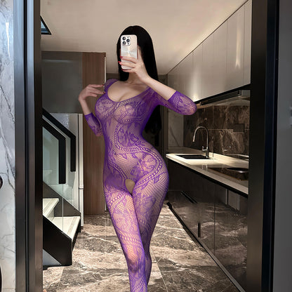 Lingerie Bodystocking Long Sleeves and Pants UG9014