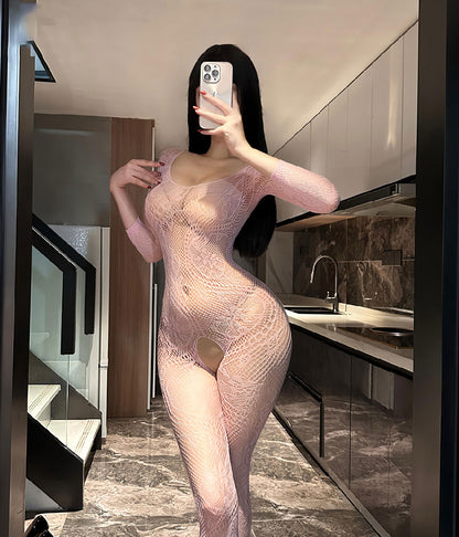 Lingerie Bodystocking Long Sleeves and Pants UG9014
