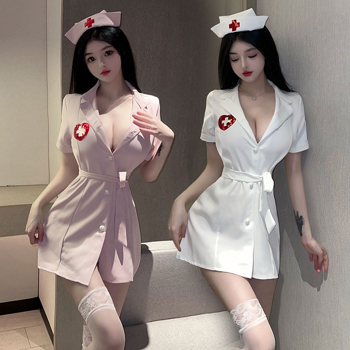 Lingerie Costume Nurse Chemise UM0082