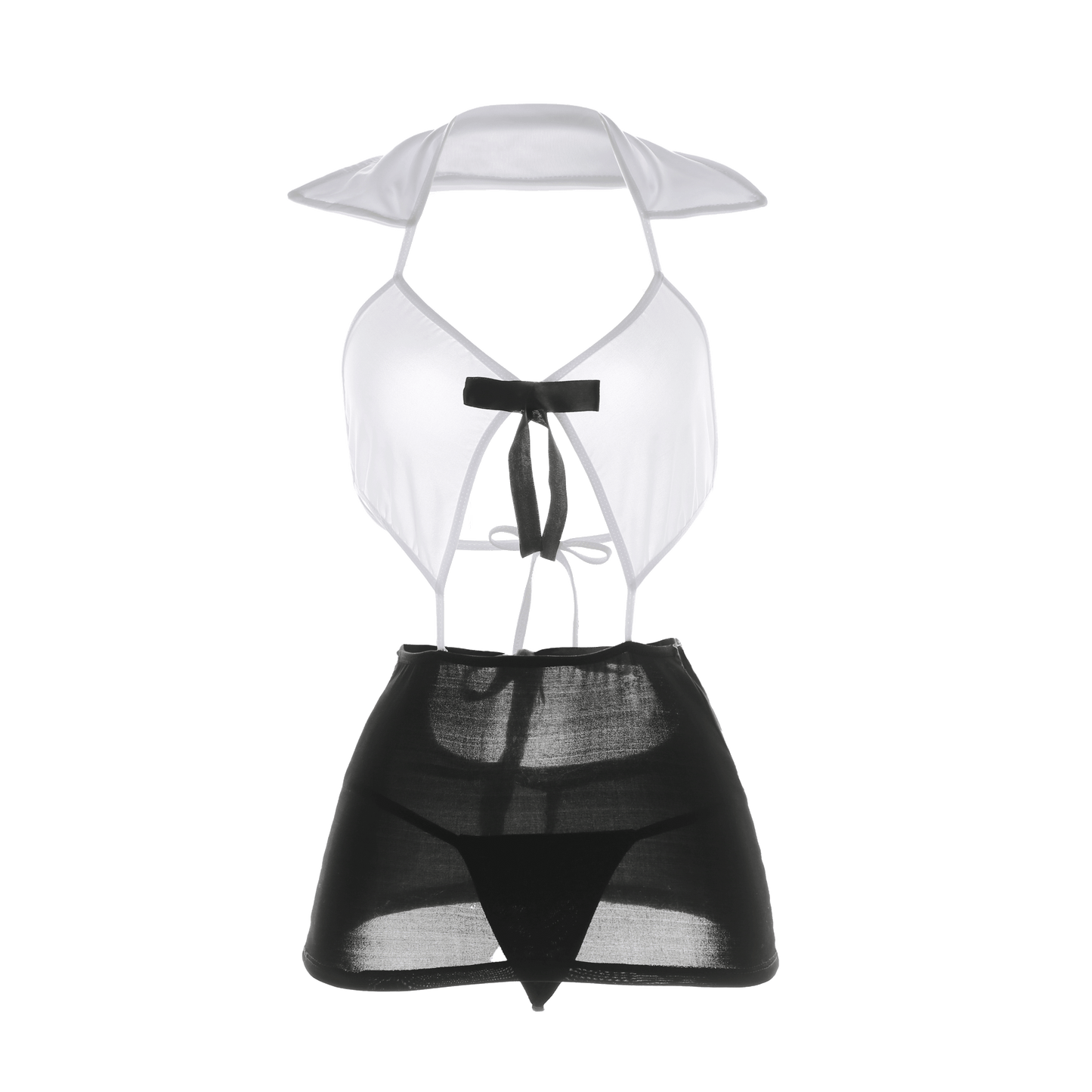 Lingerie Costume Secretary Chemise Open Belly UM0331