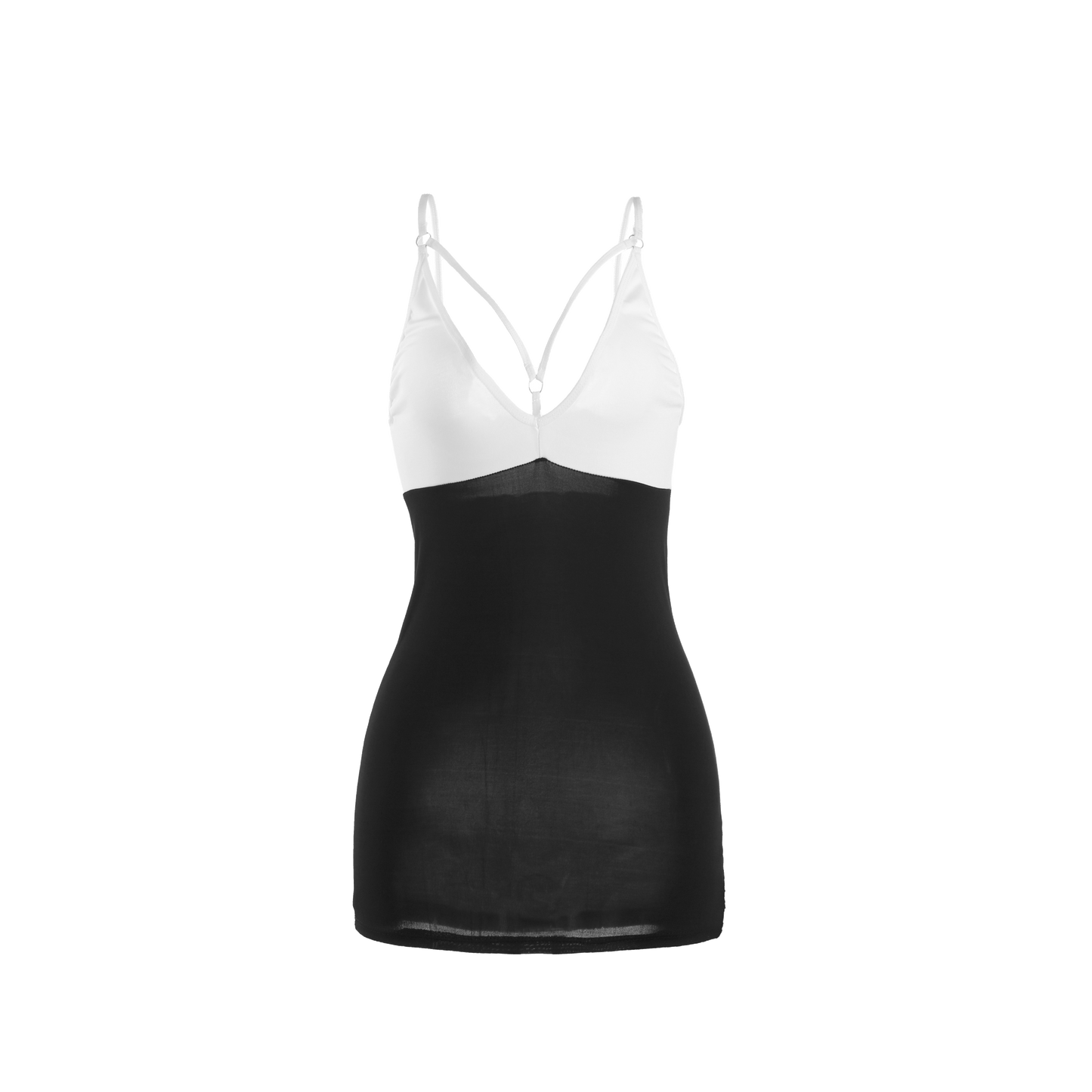 Lingerie Chemise Strap Top Dual Tone UM0471