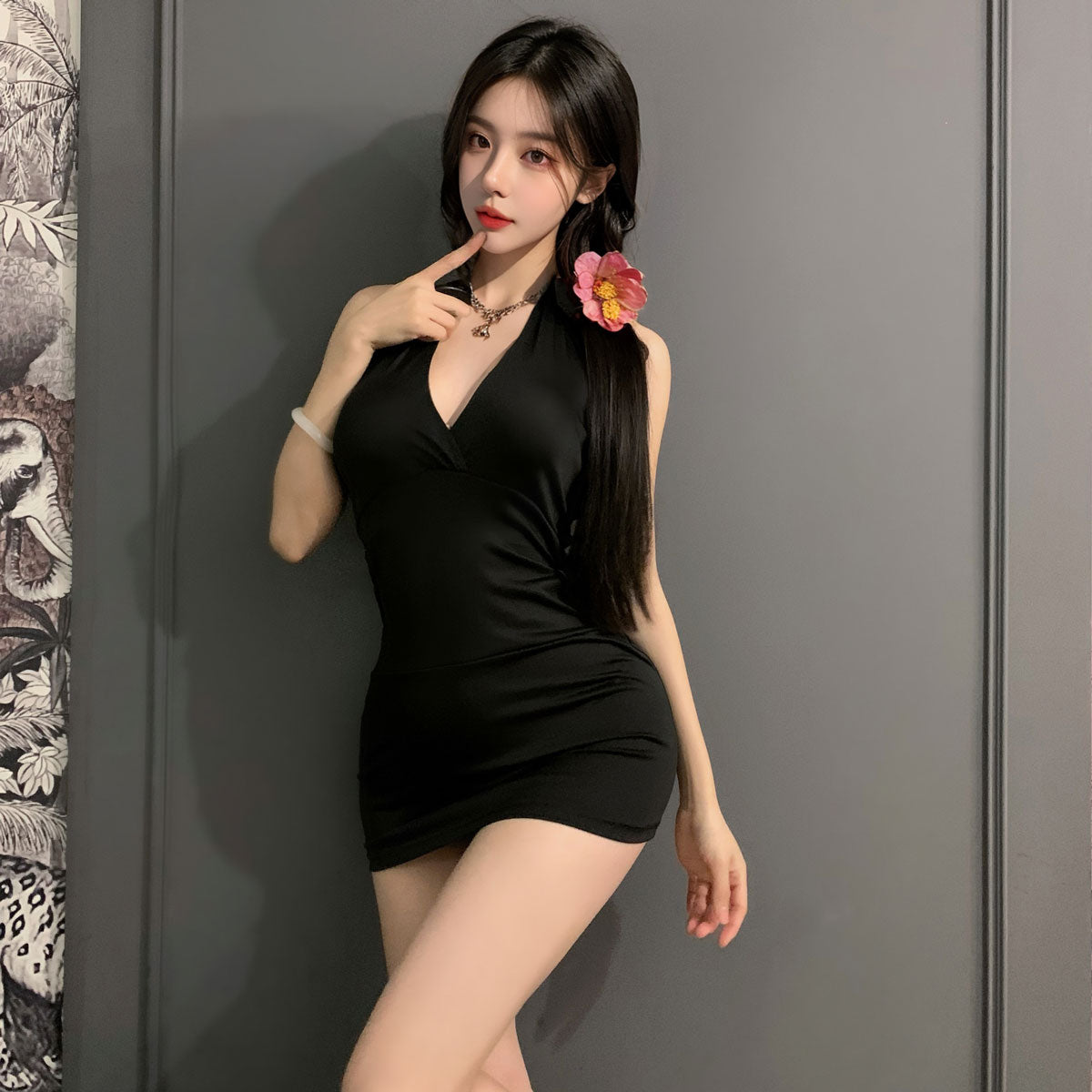 Lingerie Chemise Halter UM0834