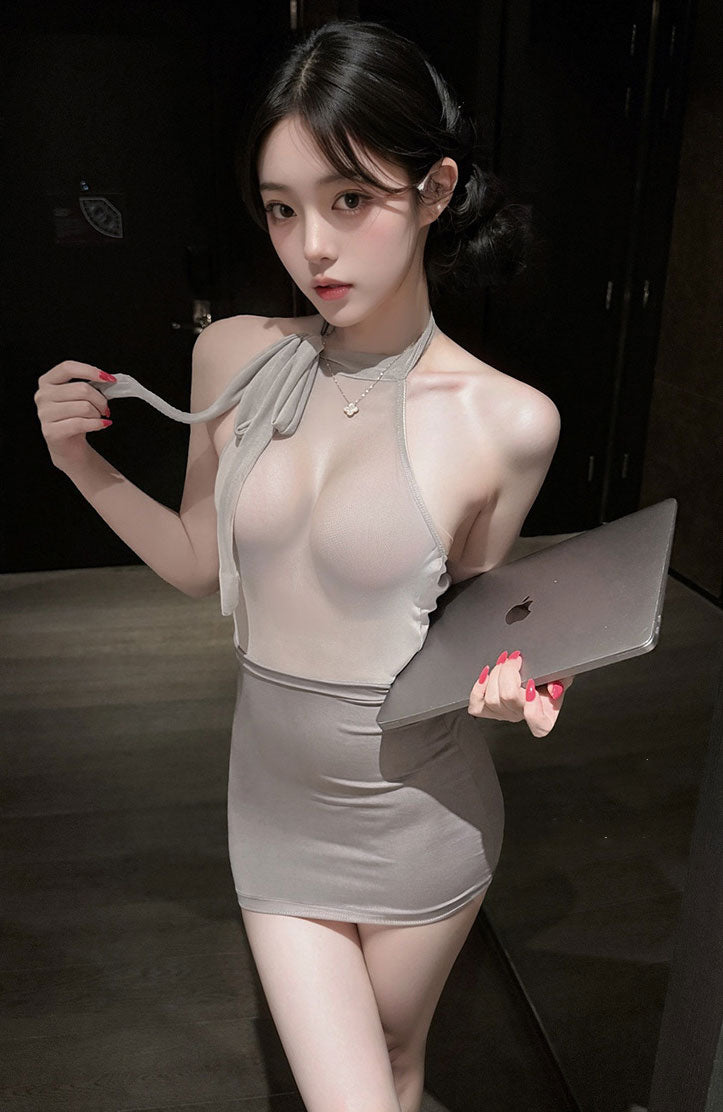 Lingerie Chemise Halter UM1078