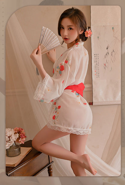 Lingerie Robe Kimono Cherry Blossom UN0675