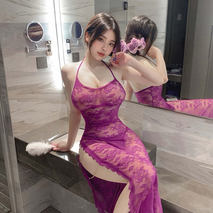 Lingerie Babydoll Long One Side Slit UO1227