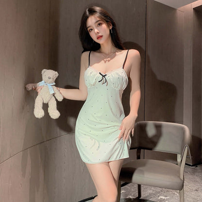 Lingerie Babydoll Lace Top Hem UY0407