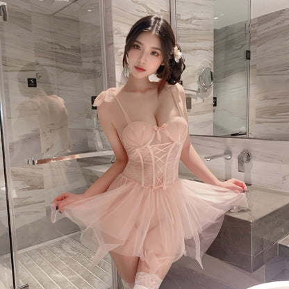 Lingerie Babydoll Irregular Hem UY1210