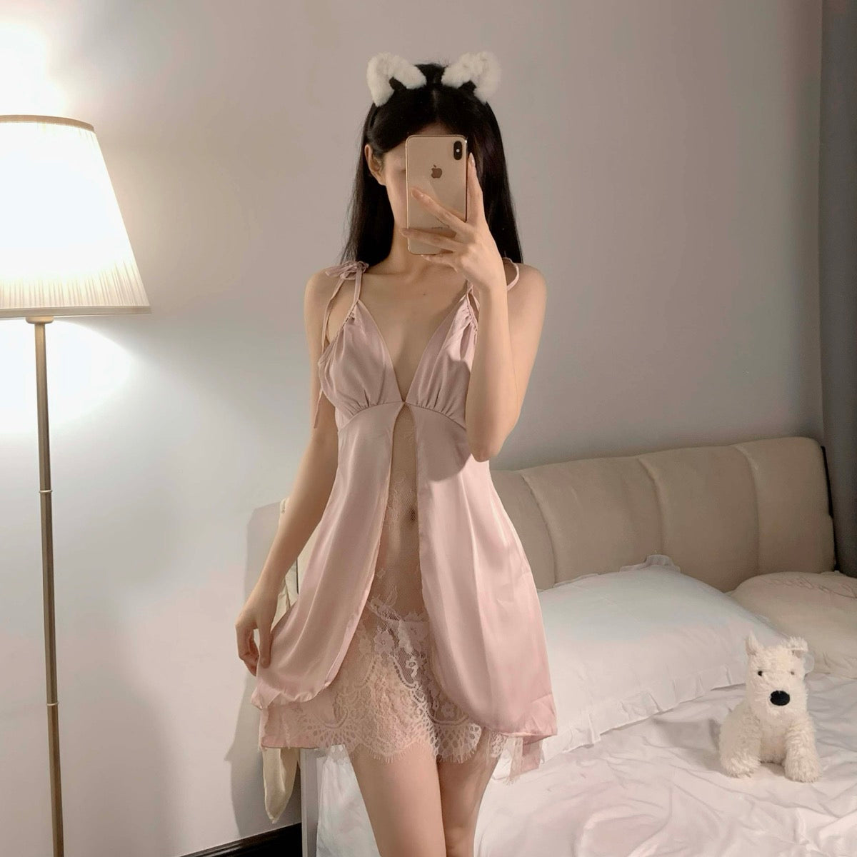 Lingerie Babydoll Lace Layered UY1319