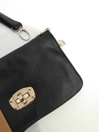 Shoulder Bag Cream Black