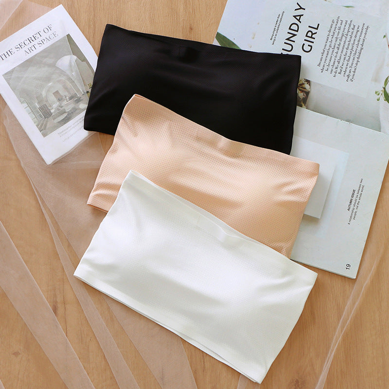 Bra Seamless Ice Silk Breathable Tube Top Strapless WUB2202