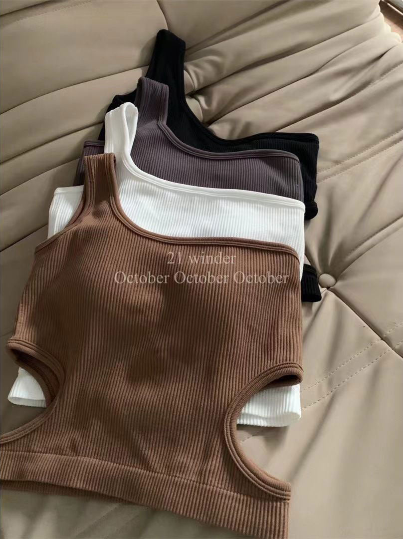 Tank Top Bra One Shoulder Vest WUT2008