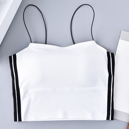 Tank Top Bra Ice Silk Double Lines Sides WUT2018