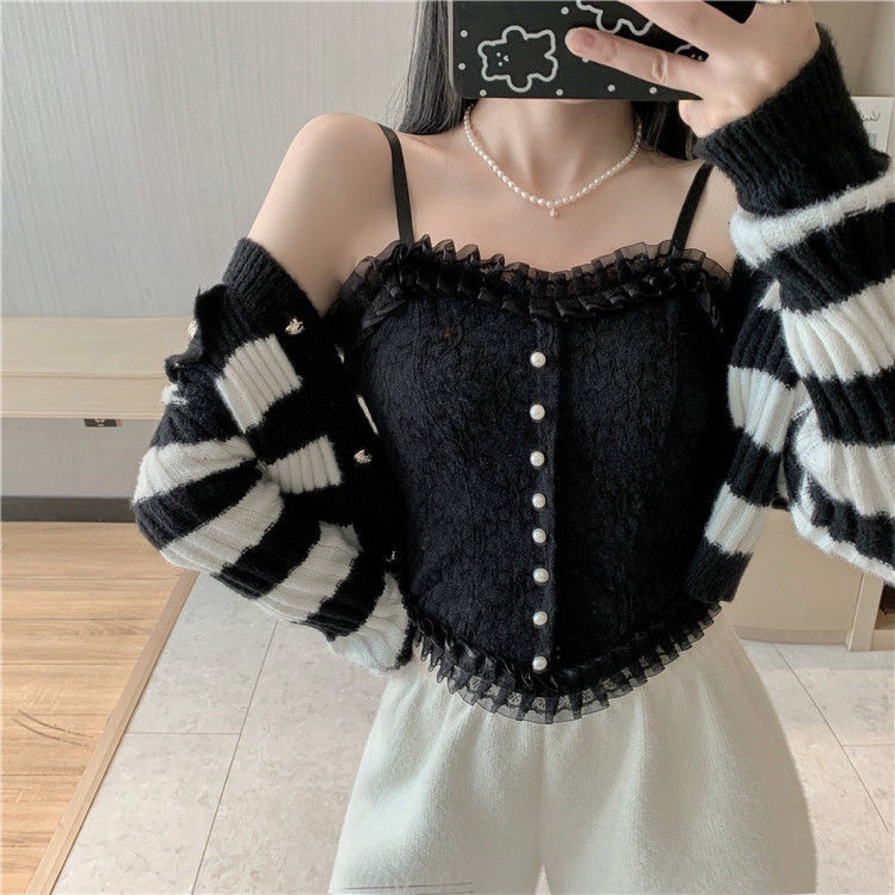Tank Top Bra Niche Outer Wear Camisole Vest WUT3029