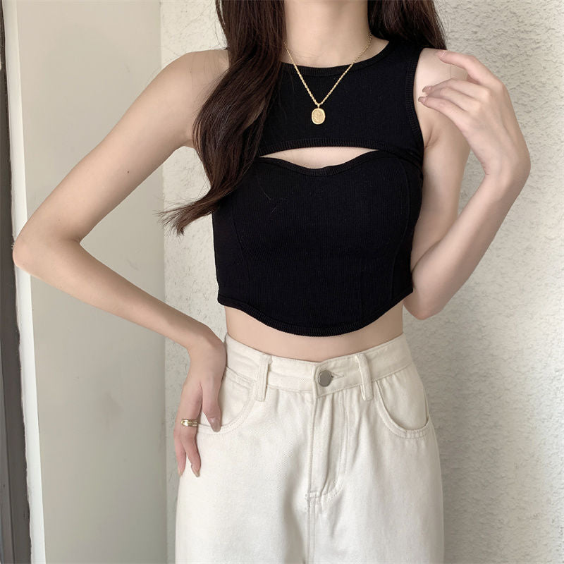 Tank Top Bra Vest Open Top WUT3302