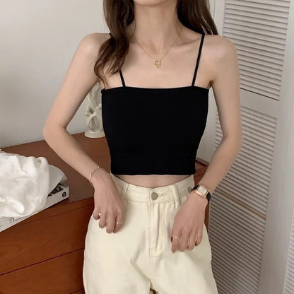 Tank Top Bra Tube Top Vest Dual Tone Straps WUT3317