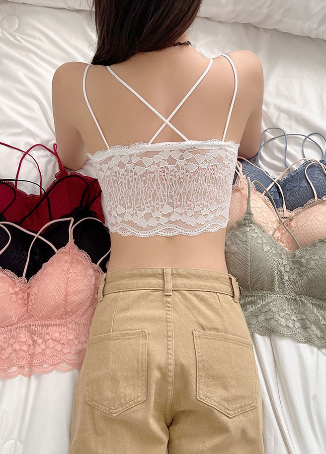 Tank Top Bra Lace Double Sling WUT4451