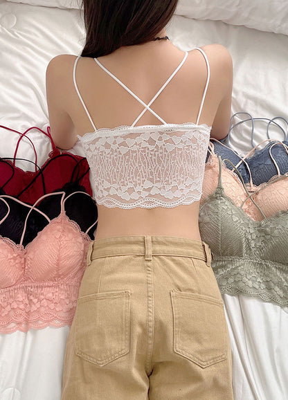 Tank Top Bra Lace Double Sling WUT4451
