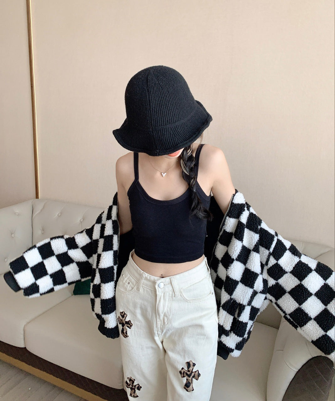 Tank Top Bra Cross Backless WUTT567