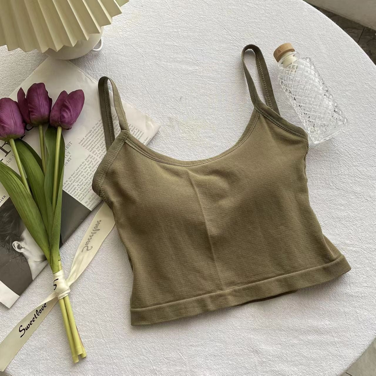 Tank Top Bra Cross Backless WUTT567