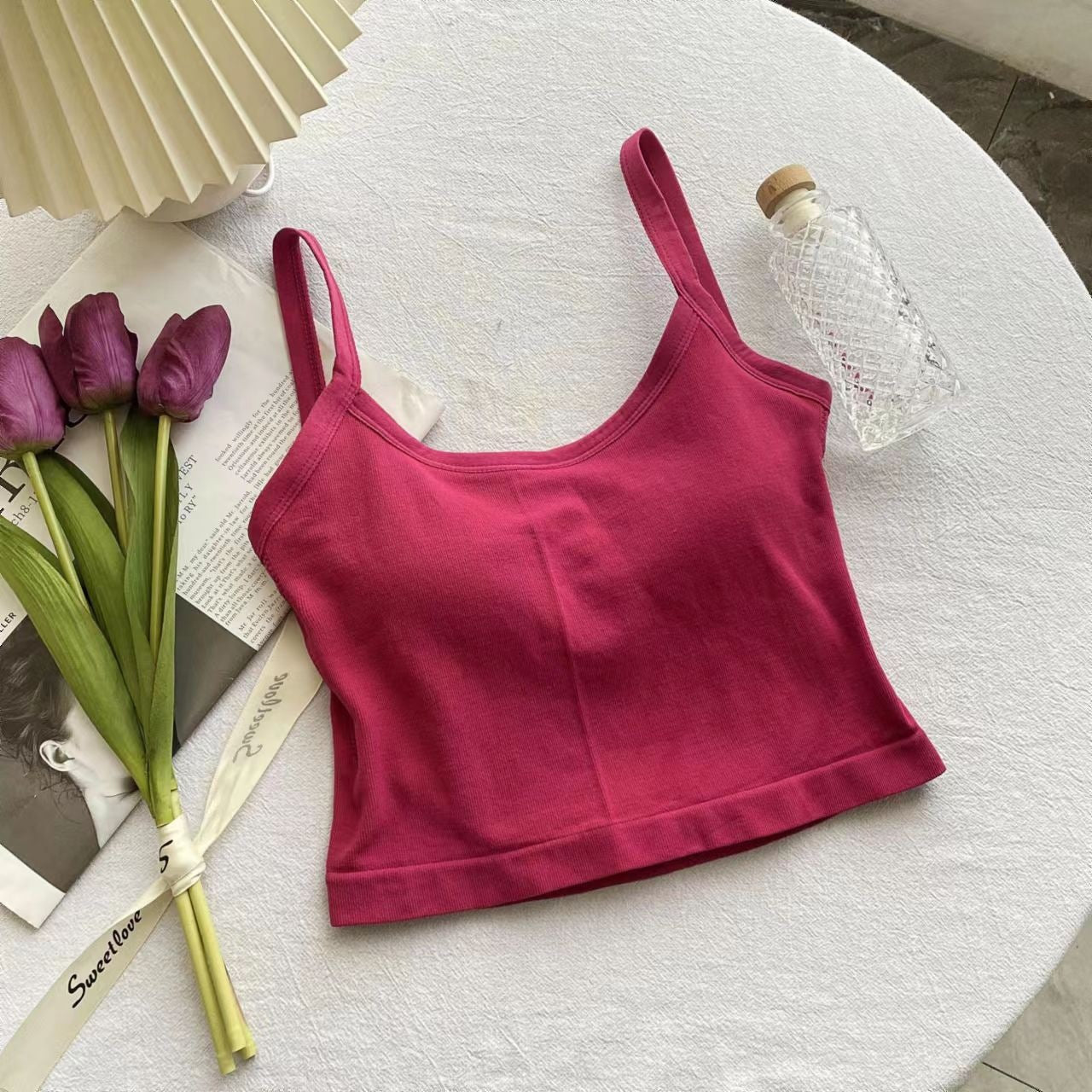 Tank Top Bra Cross Backless WUTT567